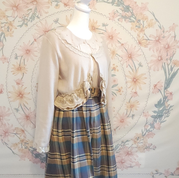 Axes Femme cardigan borelo coquette dollette soft girl cottage core shoujo - Picture 3 of 12